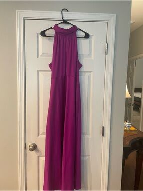 Taylor Fuchsia Sleeveless Dress